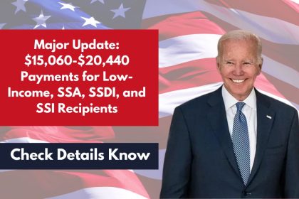 Major Update $15,060-$20,440 Payments for Low-Income, SSA, SSDI, and SSI Recipients