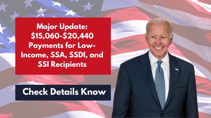 Major Update $15,060-$20,440 Payments for Low-Income, SSA, SSDI, and SSI Recipients