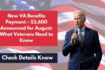 New VA Benefits Payment – $3,600 Announced for August: What Veterans Need to Know