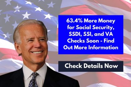 63.4% More Money for Social Security, SSDI, SSI, and VA Checks Soon - Find Out More Information