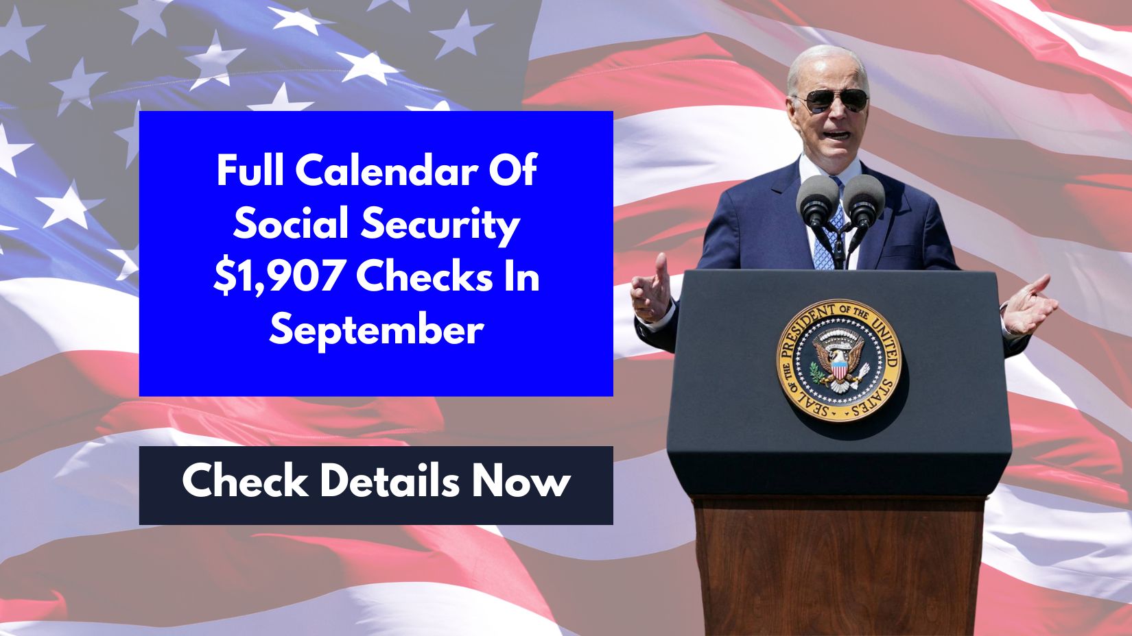 Full Calendar Of Social Security $1,907 Checks In September