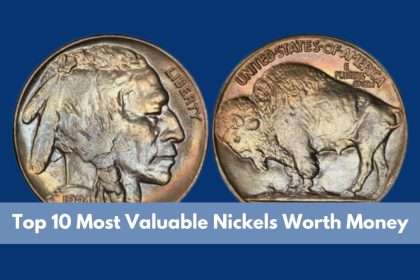 Top 10 Most Valuable Nickels Worth Money